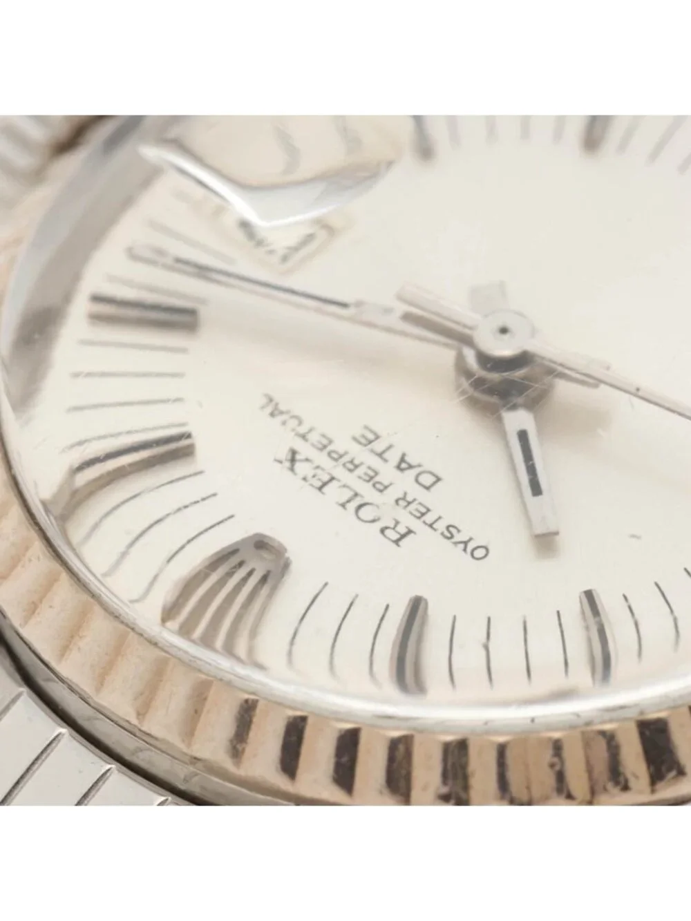 Rolex Perpetual Date Watch 18k White Gold 18k Silver